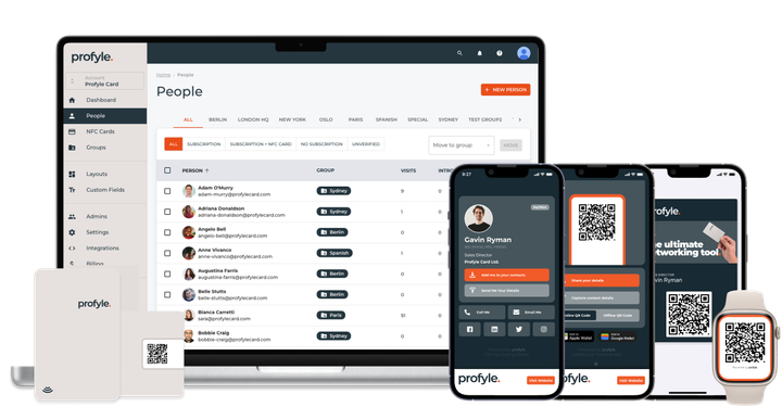 Profyle Card - helping companies improve their networking and team engagement
